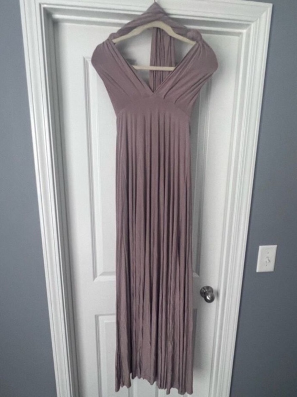 Champagne Convertible Wrap Dress Size Medium Voted Number 1 Dress on Earth